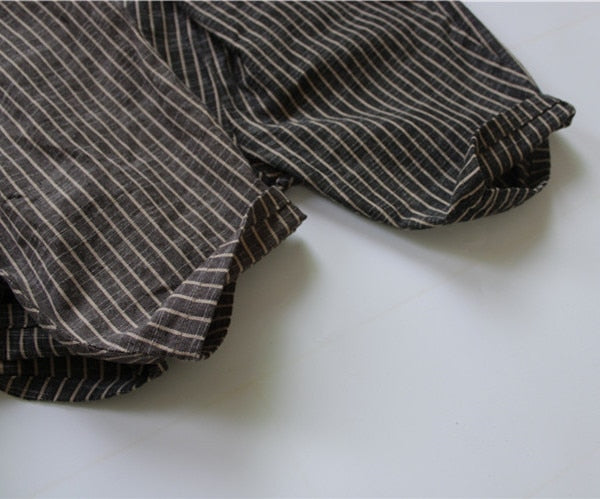 -キッズ ストライプ パンツ【mh0000121】 - mamahalo shop - ロングパンツ・スウェットパンツ -  べビー服 - 子供服 - 男の子 - 女の子