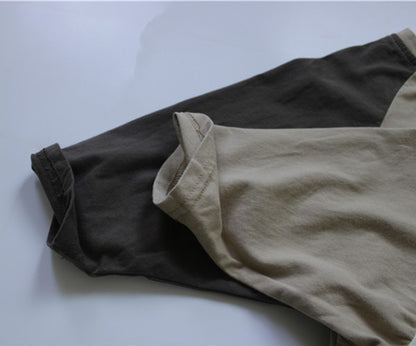 -キッズ ラグラン 切り替え Tシャツ【mh0000122】 - mamahalo shop - 長袖Tシャツ -  べビー服 - 子供服 - 男の子 - 女の子