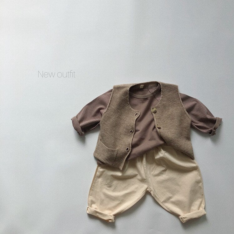 -キッズパンツ ルーズパンツ サルエルパンツ シンプルベーシック 3カラー【mh0000130】 - mamahalo shop - ロングパンツ・スウェットパンツ -  べビー服 - 子供服 - 男の子 - 女の子