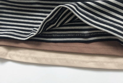 -キッズ ボーダー 無地 長袖 Tシャツ【mh0000131】 - mamahalo shop - 長袖Tシャツ -  べビー服 - 子供服 - 男の子 - 女の子