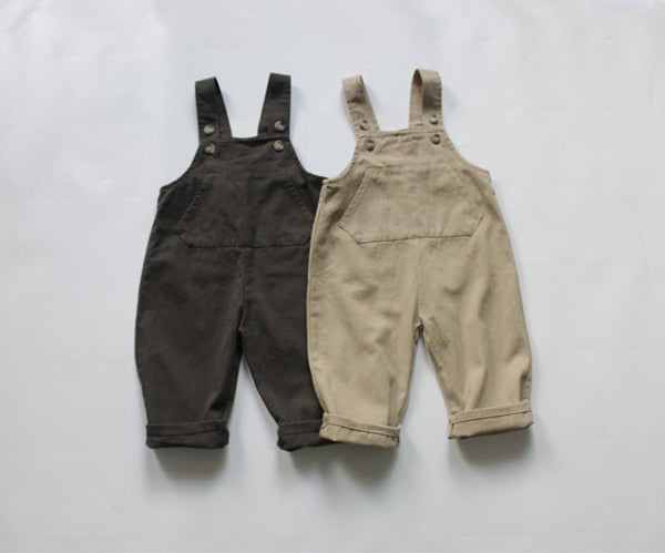 -ベビー キッズ オーバーオール サスペンダ パンツ【mh0000139】 - mamahalo shop - オーバーオール -  べビー服 - 子供服 - 男の子 - 女の子