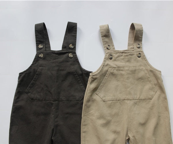 -ベビー キッズ オーバーオール サスペンダ パンツ【mh0000139】 - mamahalo shop - オーバーオール -  べビー服 - 子供服 - 男の子 - 女の子