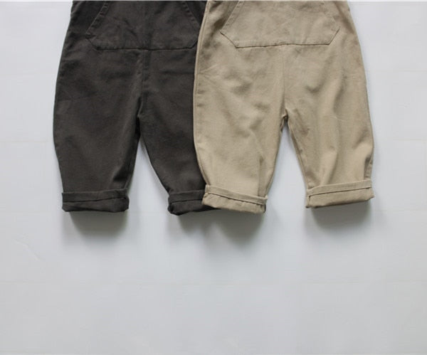 -ベビー キッズ オーバーオール サスペンダ パンツ【mh0000139】 - mamahalo shop - オーバーオール -  べビー服 - 子供服 - 男の子 - 女の子