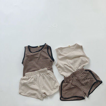 -キッズ ノースリーブ タンクトップ Tシャツ【mh0000491】 - mamahalo shop - タンクトップ・キャミソール・ノースリーブトップス -  べビー服 - 子供服 - 男の子 - 女の子