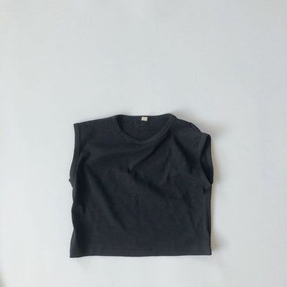 -キッズ ノースリーブ Tシャツ - mamahalo shop - タンクトップ・キャミソール・ノースリーブトップス -  べビー服 - 子供服 - 男の子 - 女の子