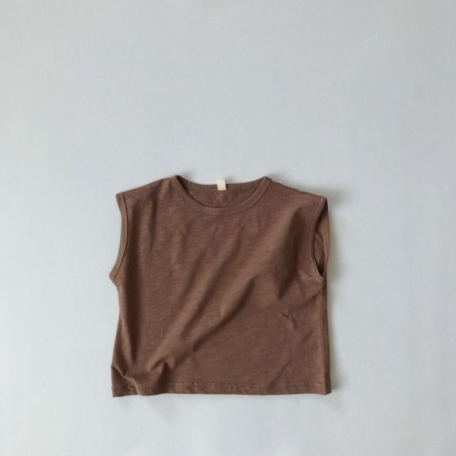 -キッズ ノースリーブ Tシャツ - mamahalo shop - タンクトップ・キャミソール・ノースリーブトップス -  べビー服 - 子供服 - 男の子 - 女の子