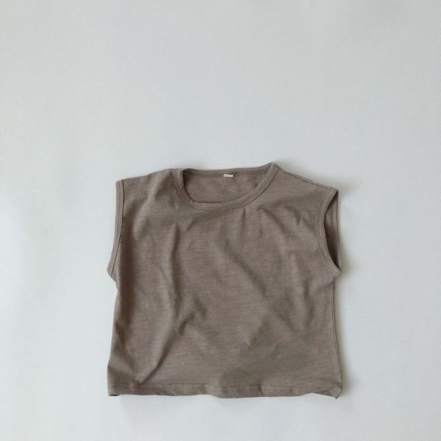 -キッズ ノースリーブ Tシャツ - mamahalo shop - タンクトップ・キャミソール・ノースリーブトップス -  べビー服 - 子供服 - 男の子 - 女の子