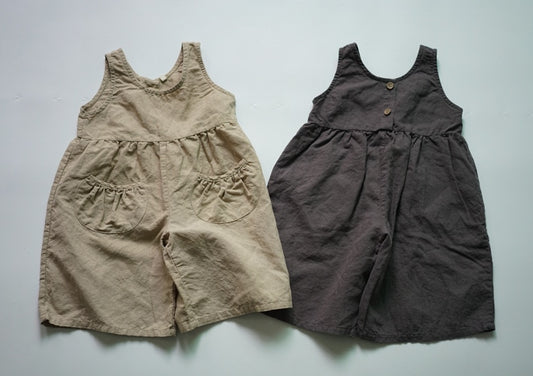 -キッズ ノースリーブ ジャンプスーツ 48918234 - mamahalo shop - ノースリーブジャンプスーツ -  べビー服 - 子供服 - 男の子 - 女の子