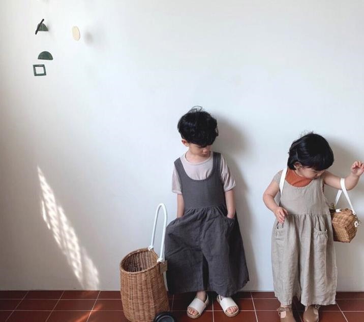 -キッズ ノースリーブ ジャンプスーツ 48918234 - mamahalo shop - ノースリーブジャンプスーツ -  べビー服 - 子供服 - 男の子 - 女の子