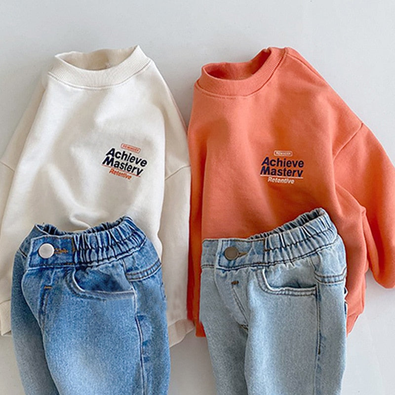 -キッズ レター ロゴ トップス【mh0000150】 - mamahalo shop - トレーナー・フーディ -  べビー服 - 子供服 - 男の子 - 女の子