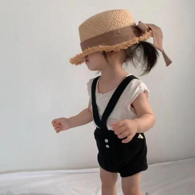 -ベビー サスペンダー ブルマ パンツ【mh0000152】 - mamahalo shop - ブルマパンツ -  べビー服 - 子供服 - 男の子 - 女の子