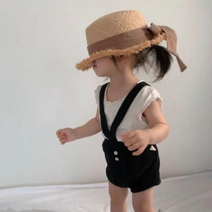 -ベビー サスペンダー ブルマ パンツ【mh0000152】 - mamahalo shop - ブルマパンツ -  べビー服 - 子供服 - 男の子 - 女の子