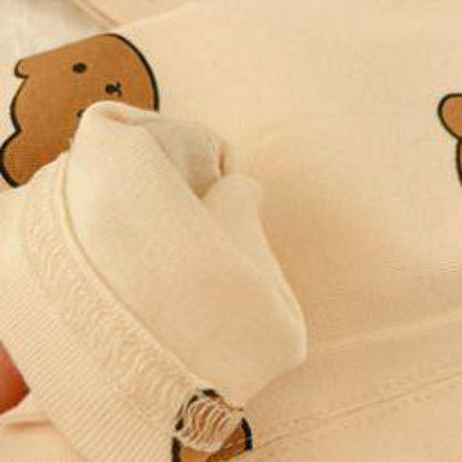 -ベビー キッズ セットアップ くま ベア パジャマ【mh0000161】 - mamahalo shop - 長袖パジャマ -  べビー服 - 子供服 - 男の子 - 女の子