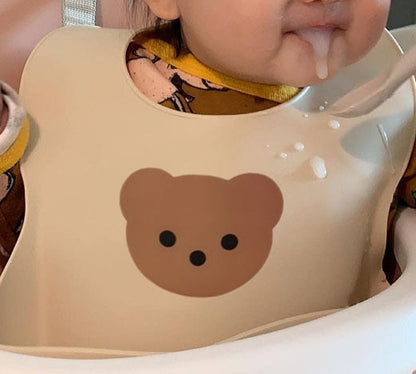 -ベビー シリコン お食事 スタイ ビブ エプロン【mh0000406】 - mamahalo shop - お食事エプロン -  べビー服 - 子供服 - 男の子 - 女の子