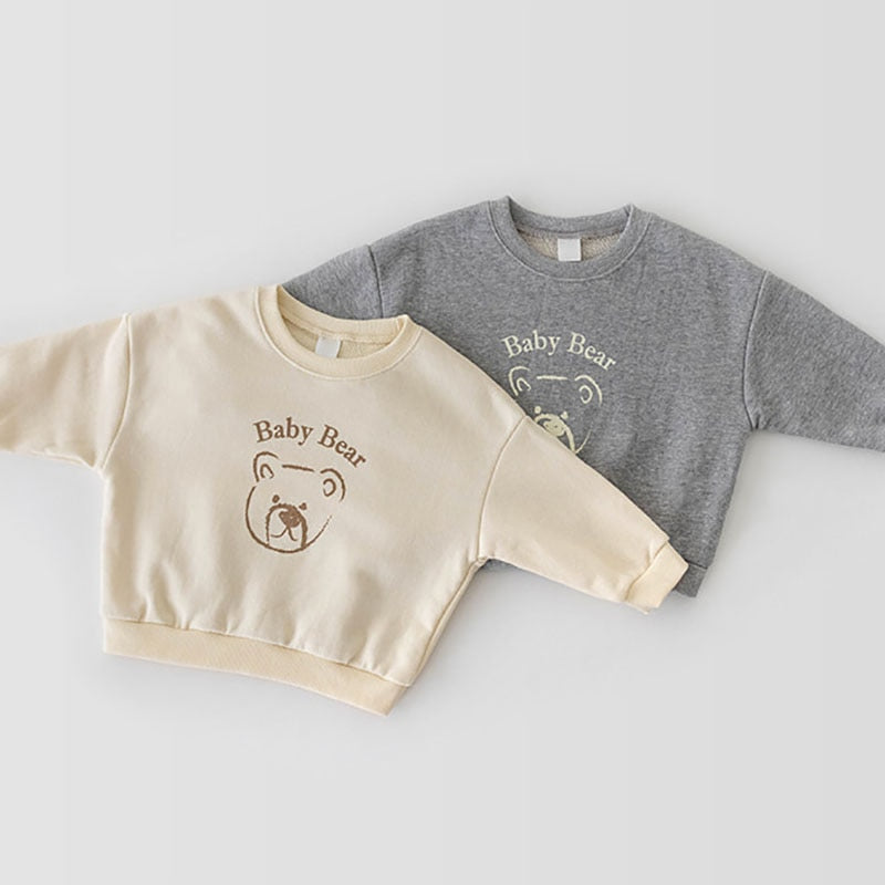 -ベビー キッズ くま ベア セットアップ トップス パンツ【mh0000182】 - mamahalo shop - 長袖セットアップ -  べビー服 - 子供服 - 男の子 - 女の子