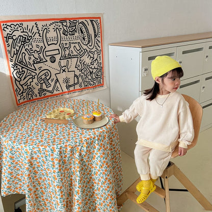 -キッズ セットアップ 長袖 スウェット トップス パンツ - mamahalo shop - 長袖セットアップ -  べビー服 - 子供服 - 男の子 - 女の子