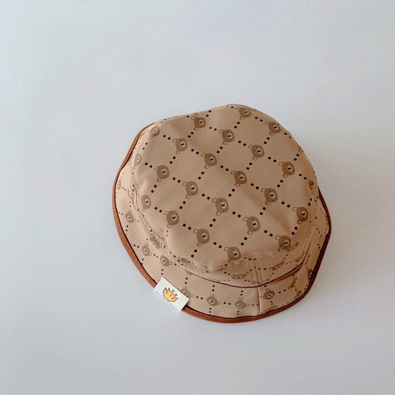 -キッズ くま ベア バケット ハット 帽子 - mamahalo shop - ベビー用帽子 -  べビー服 - 子供服 - 男の子 - 女の子