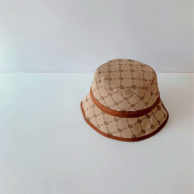 -キッズ くま ベア バケット ハット 帽子 - mamahalo shop - ベビー用帽子 -  べビー服 - 子供服 - 男の子 - 女の子