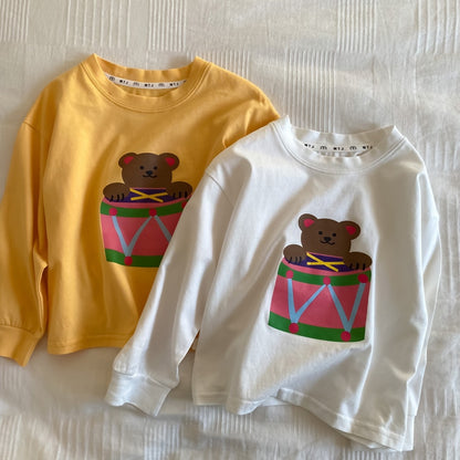 -☺︎ キッズ くま ベア 長袖 トップス - mamahalo shop - 長袖Tシャツ -  べビー服 - 子供服 - 男の子 - 女の子
