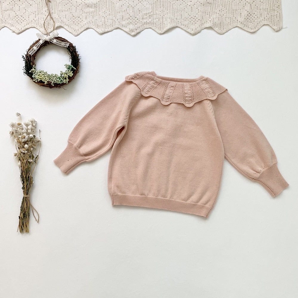 -キッズ レース ニット フリル カーディガン 50243549 - mamahalo shop - カーディガン・パーカー -  べビー服 - 子供服 - 男の子 - 女の子