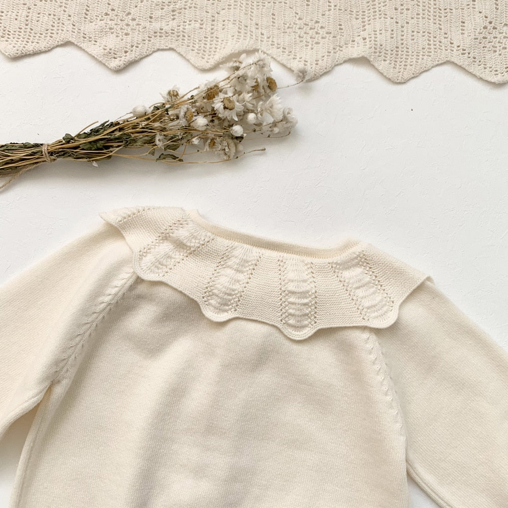 -キッズ レース ニット フリル カーディガン 50243549 - mamahalo shop - カーディガン・パーカー -  べビー服 - 子供服 - 男の子 - 女の子