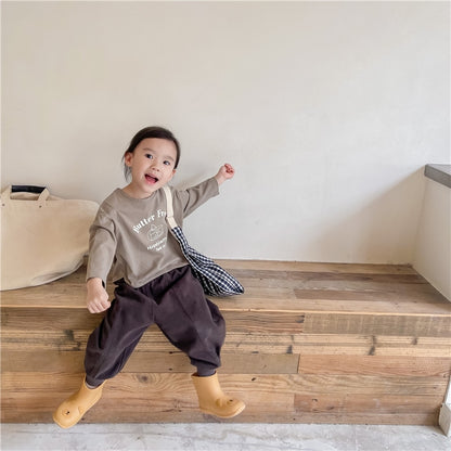 -キッズ ショートケーキ Tシャツ - mamahalo shop - 長袖Tシャツ -  べビー服 - 子供服 - 男の子 - 女の子