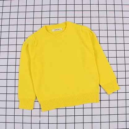 -キッズ シンプル セーター ニット トップス - mamahalo shop - ニット・セーター -  べビー服 - 子供服 - 男の子 - 女の子