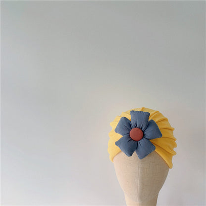 -ベビー フラワー キャップ ターバンハット 帽子【mh0000699】 - mamahalo shop - ベビー用帽子 -  べビー服 - 子供服 - 男の子 - 女の子