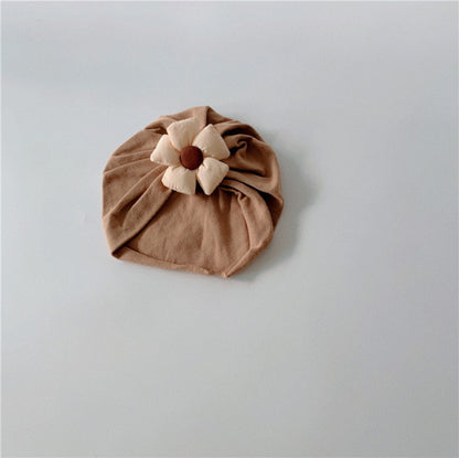 -ベビー フラワー キャップ ターバンハット 帽子【mh0000699】 - mamahalo shop - ベビー用帽子 -  べビー服 - 子供服 - 男の子 - 女の子