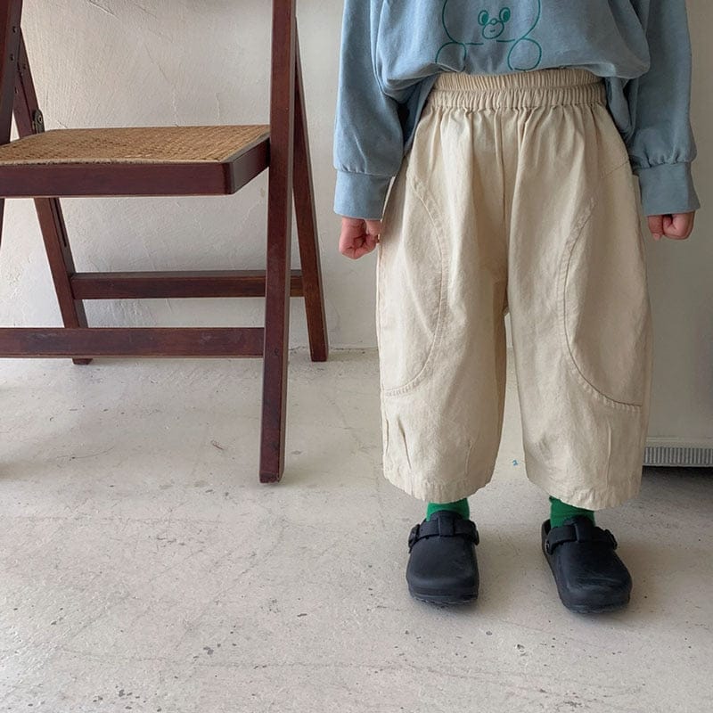 ロングパンツ・スウェットパンツ Khaki / 12M 80cm キッズ レインボー パッチ ルーズ パンツ【mh0001478】