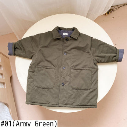 ロングコート キッズ 裏キルティング ロング コート【mh0000308】