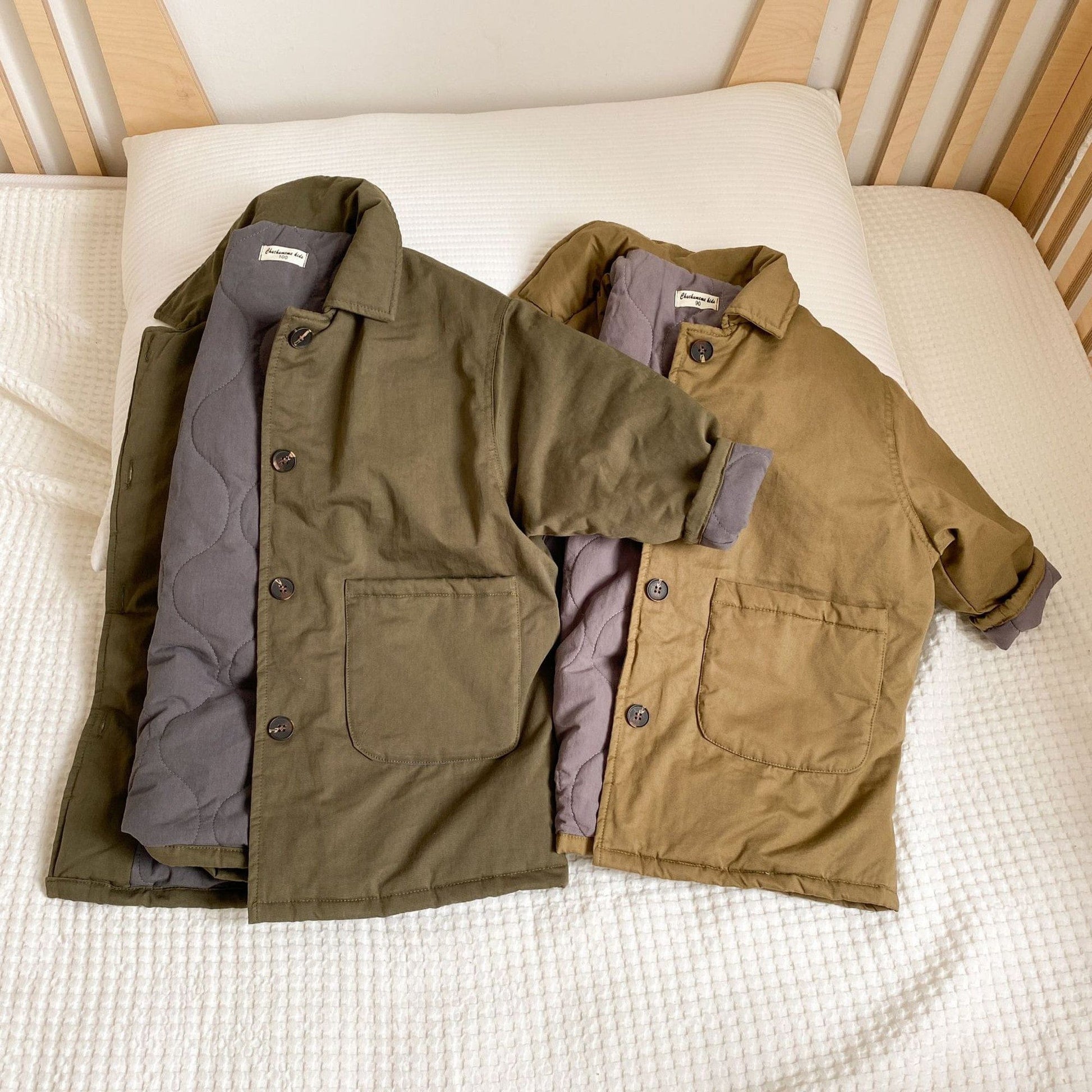 ロングコート キッズ 裏キルティング ロング コート【mh0000308】