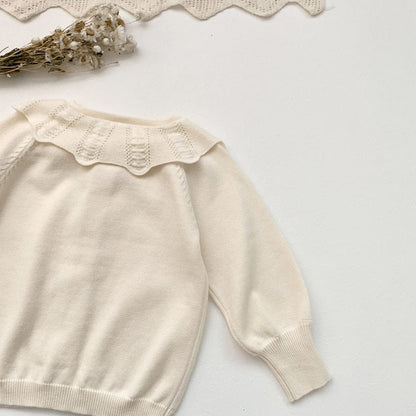 カーディガン・パーカー キッズ レース ニット フリル カーディガン【mh0000609】