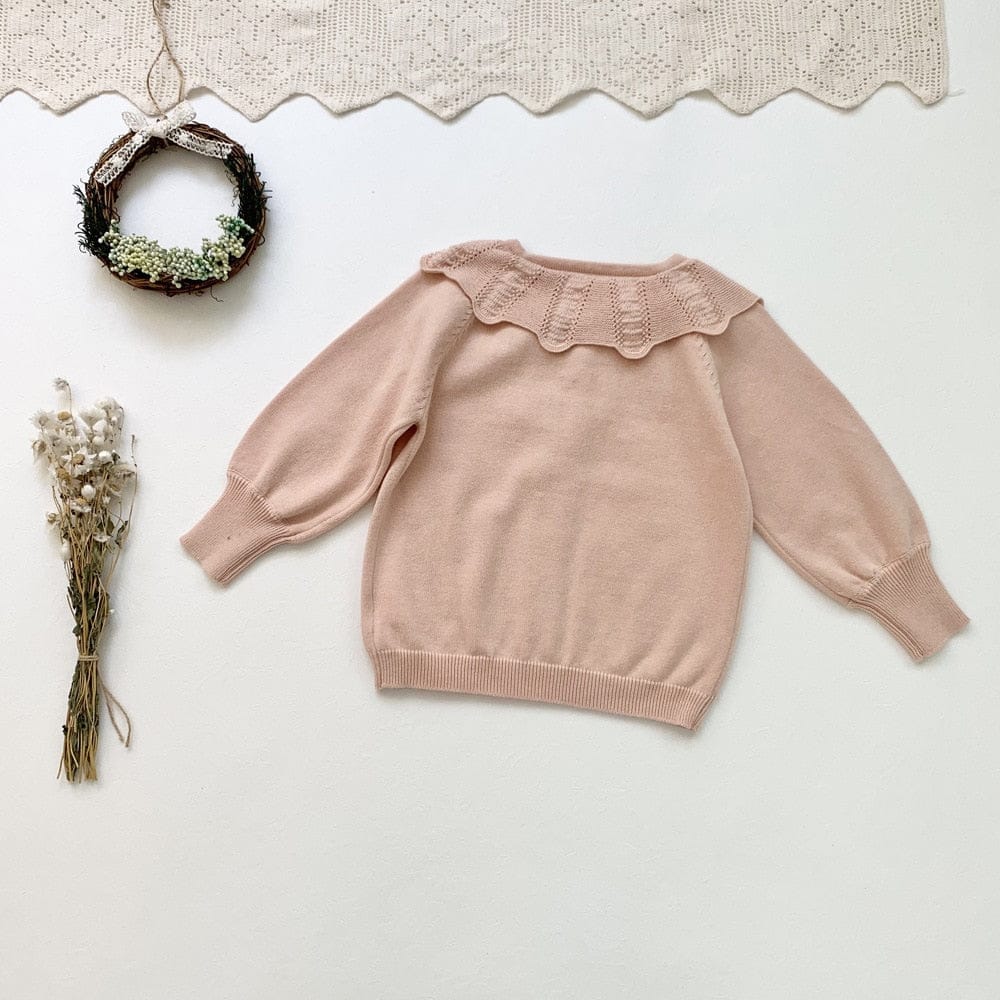 カーディガン・パーカー キッズ レース ニット フリル カーディガン【mh0000609】