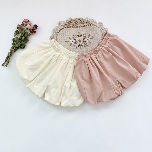 ハーフパンツ・ショートパンツ キッズ バルーン ショートパンツ かぼちゃパンツ【mh0000679】