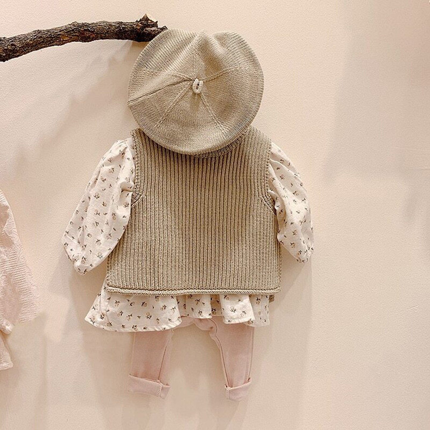 ベスト ベビー ニット サイドオープン ベスト【mh0000314】