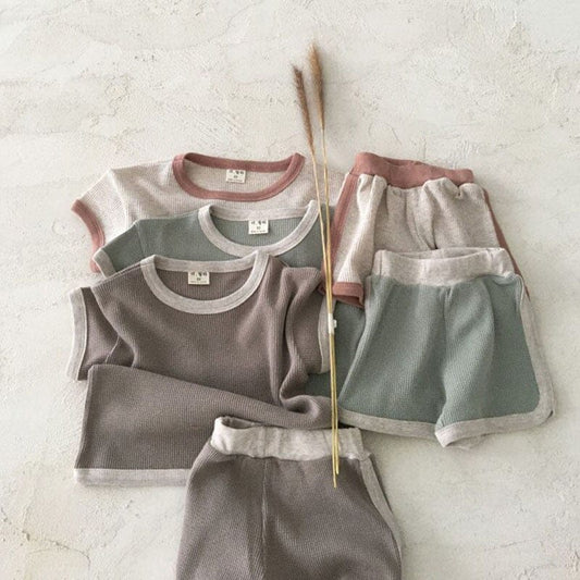 半袖セットアップ ベビー キッズ セットアップ 半袖 Tシャツ ショートパンツ【mh0001460】